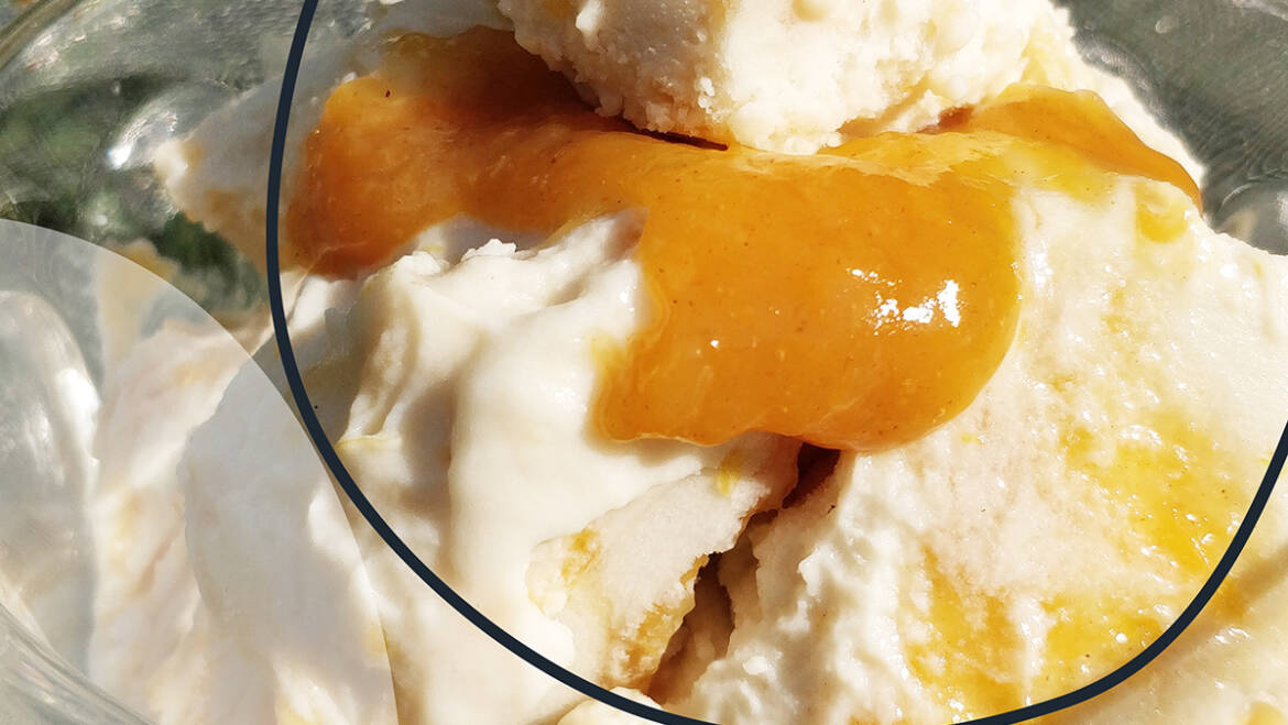 Recipe: Baobab & Orange Ripple Ice Cream